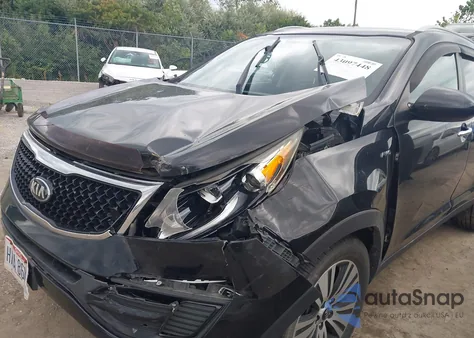 2016 Kia Sportage Ex/Sx from USA, damaged, VIN KNDPCCAC4G7850683